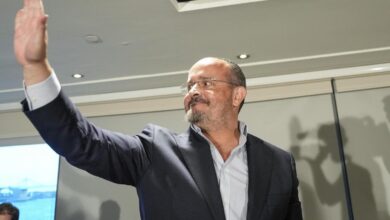 El presidente del PPC, Alejandro Fernández.