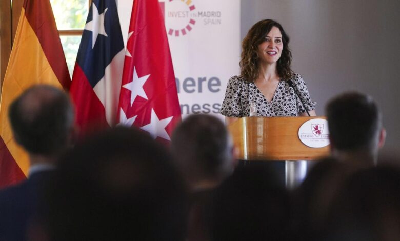 La presidenta de la Comunidad de Madrid, Isabel Díaz Ayuso.