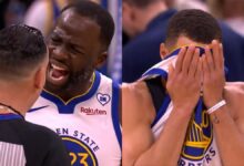 Curry, al límite, se harta de Draymond Green