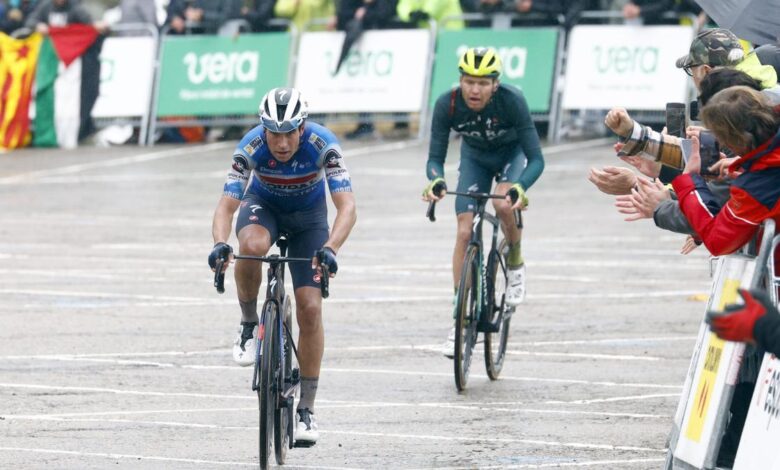 Mikel Landa, durante una etapa de la Volta a Catalunya