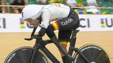 El ciclista español Ricardo Ten, en acción.