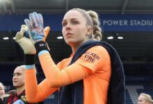 Ellie Roebuck con el Manchester City