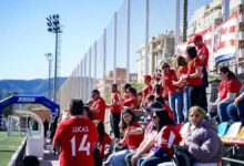 Público en el polideportivo en el que se celebró el torneo donde tuvo lugar el accidente.