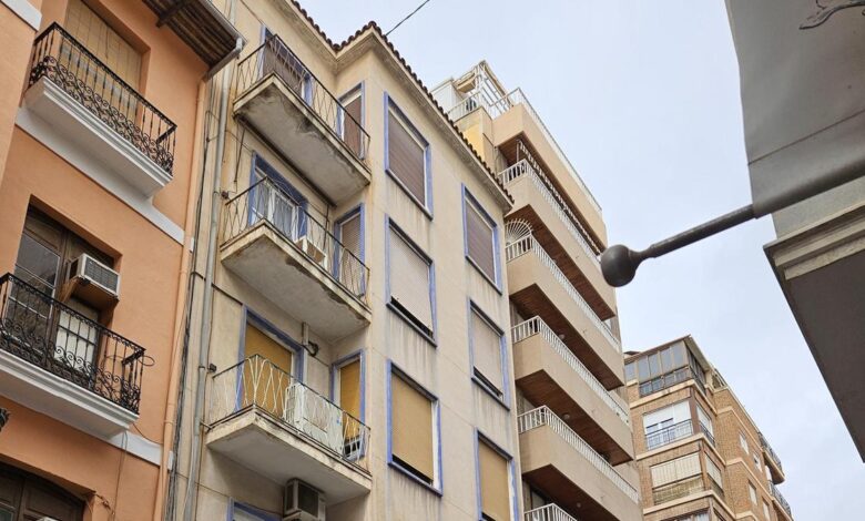 Zona de edificios de Alicante donde ocurrió el accidente.