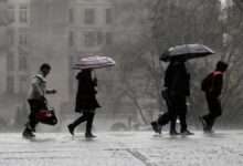 Llega una DANA polar a España con lluvia y nieve