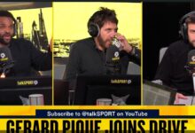 Gerard Piqué, durante la entrevista con TalkSport