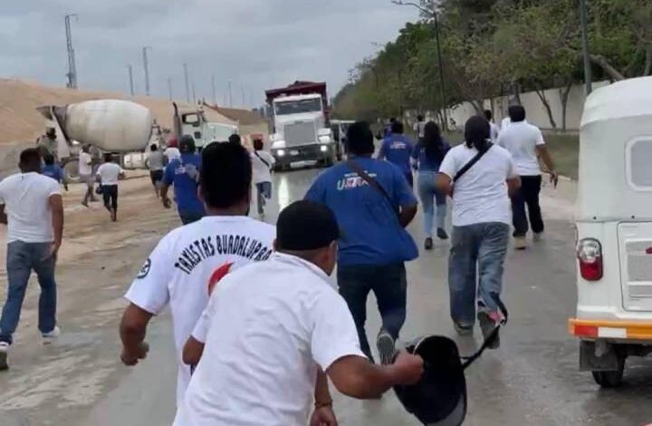 Protesta de Mototaxistas por Seguridad en Vialidades