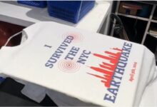 A unas horas del sismo, ya venden la playera "sobreviví al temblor de Nueva York"