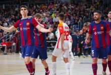 El Barça ganó el derbi catalán contra Industrias (6-4)