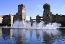 El agua regresa a las antiguas termas romanas de Caracalla