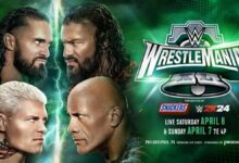 Cartel de Wrestlemania 40 de la WWE