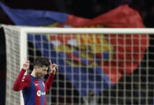 FC Barcelona - Nápoles : El gol de Lewandowski