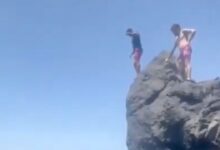 Turista se lesiona de gravedad tras saltar del charco El Tancón en Tenerife y chocar contra las piedras | VIDEO