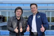 VIDEO: así fue el encuentro entre Javier Milei y Elon Musk en fábrica de Tesla