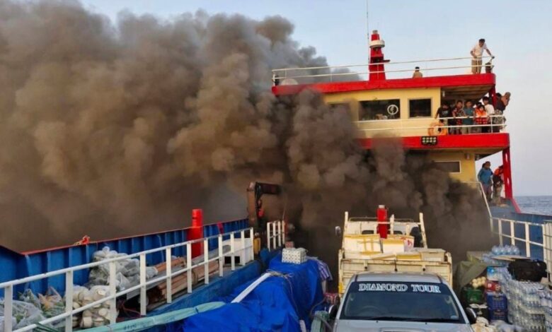 VIDEO: así se vivió el incendio en un ferry con más de 100 personas a bordo en Tailandia