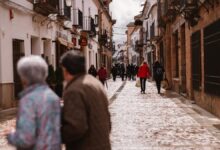 Vista de una de las calles del centro histórico de Villanueva de los Infantes, en Ciudad Real.