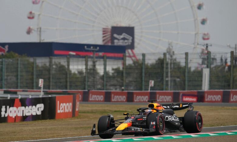 Max Verstappen , durante el GP de Japón