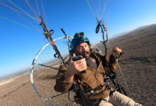 YouTuber cae 25 metros al vacío luego de que su parapente se descompuso: VIDEO