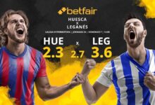 Huesca vs. Leganés: horario, TV, estadísticas, clasificación y pronósticos