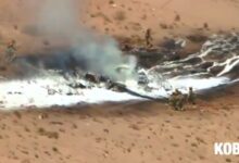 Avión militar se estrella en Albuquerque, Nuevo México