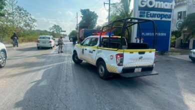 Dos motociclistas lesionados en la Huayacán