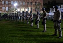 FOTOS: se producen violentos enfrentamientos en la Universidad de California en Los Ángeles