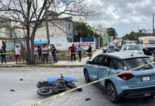 Fallece Joven en Accidente de Motocicleta sin Casco en Cancún