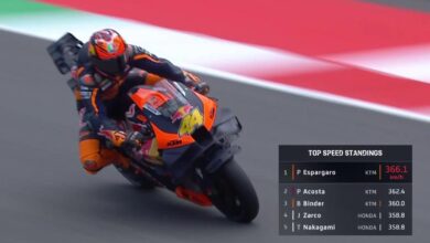 Pol Espargaró, récord de velocidad punta en Mugello con la KTM