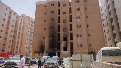 Al menos 49 muertos por un incendio en un edificio de Kuwait