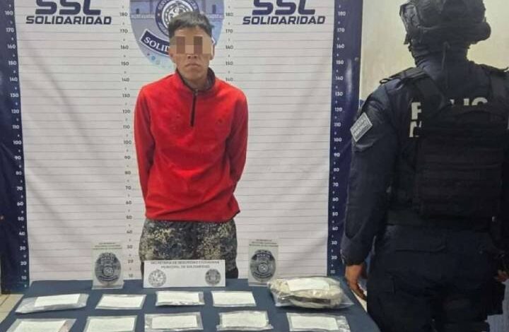 Capturan a Individuo en Posesión de Drogas en la Colonia Colosio