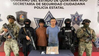 Detienen a Dos Sicarios Colombianos en Cancún