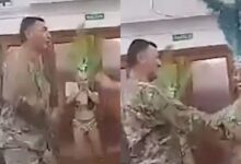 Escándalo en Argentina: Militares festejan el Día del Padre con bailarinas; elementos fueron sancionados