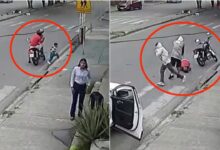 IMÁGENES FUERTES: hombre es asesinado a tiros mientras dejaba a su hijo en la escuela