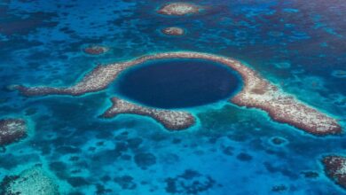 Uno de los 'agujeros azules' del planeta, de los que hay unos 20