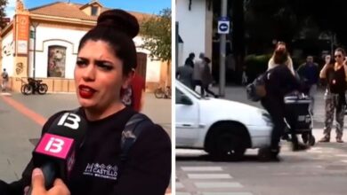 VIDEO: Atropellan a una mujer segundos después de ofrecer una entrevista para televisión