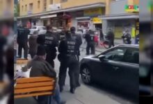 VIDEO: Policía hiere a hombre armado cerca de zona de Eurocopa