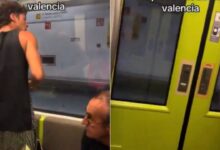 VIDEO: captan violento asalto en estación del Metro, tratan de robar a usuarios con un cuchillo de plástico