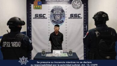 Arrestan a joven con droga en Playa del Carmen