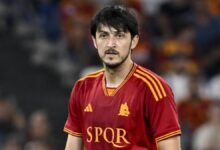 Sardar Azmoun, durante un partido con la Roma