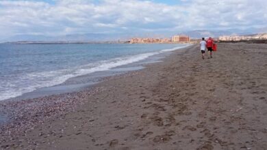 Playa de Punta Entinas-Sabinal en El Ejido (Almería).