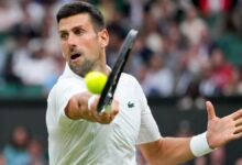 Djokovic, durante su partido