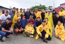 Estefanía Mercado recorre In House y atiende a las familias vulnerables tras el paso de Beryl