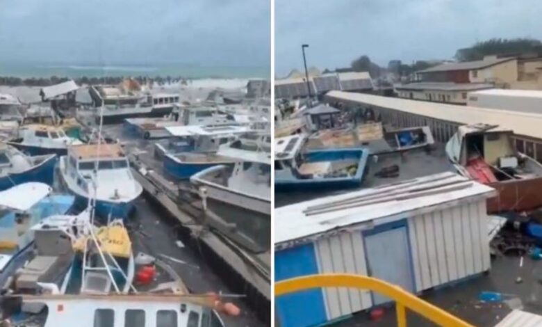 Huracán Beryl deja severas afectaciones tras su paso por el Caribe | VIDEOS