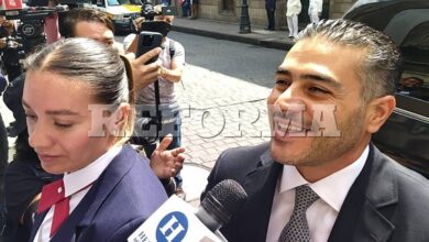 Llegan Rosa Icela, Harfuch y Delgado a anuncio de Gabinete