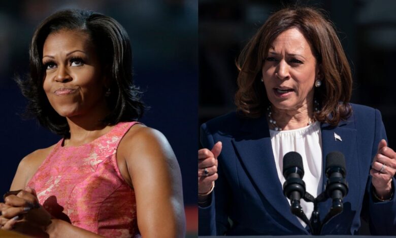 Michelle Obama vs Kamala Harris: este es el camino político de las posibles candidatas demócratas