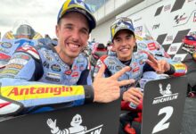 Álex y Marc Márquez coinciden por primera vez en el podio de MotoGP