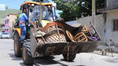 Programa de descacharrización llega a colonia Ejido