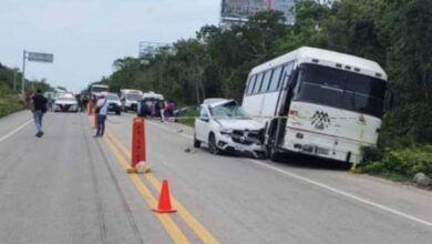 Trágico accidente deja un muerto y tres heridos en carretera Carrillo Puerto-Tulum