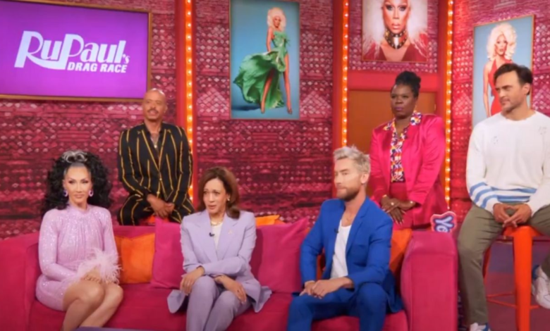 “Tu voto es poder”, aseguró Kamala Harris en su aparición en el programa RuPaul’s Drag Race