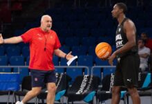 Pablo Laso dirigió su primer entrenamiento como técnico de Baskonia